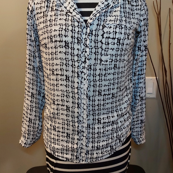 Marks and Spencer Collection B&W Blouse - Picture 6 of 8